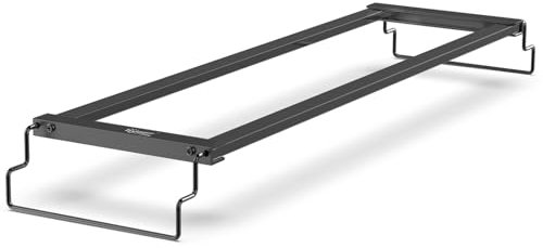 Hygger Ventilador de Acuario Bracket, Adjustable Aquarium Chillers Fan Holder, Soporte para Enfriador de Acuario Suitable for Freshwater Saltwater Tanks with Different Glass Thicknesses