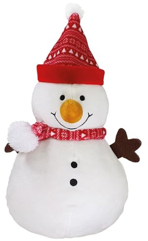 Nobby Plüsch Xmas Schneemann, 28 cm