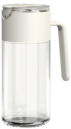 Pulverizador Aceite Spray Dispensador De Aceite Botella Rociadora De Aceite Con Apertura Y Cierre Automáticos For Uso Doméstico For Freír Ensaladas Y Asar A La Parrilla Spray Aceite Cocina(White)