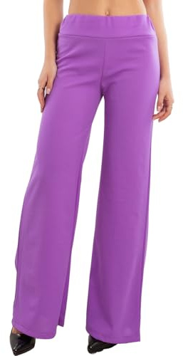 Toocool Pantaloni Donna a Palazzo Basic Elastico in Vita VI-9292