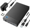 Gbformat Boitier Disque Dur 3.5, 6Gbps Station d'accueil pour Disque Dur USB 3.0 SATA HDD, Disque Dur SATA 2,5/3,5 SATA HDD/SSD, et Soutien Cartes SD&TF avec Adaptateur Secteur 12 V/2 A, UASP