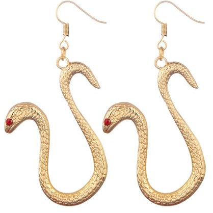 Anime Boa Hancock Ohrringe Cosplay Schlange Ohrtropfen Frauen Ohrclip Haken Schmuck Zubehör Requisite