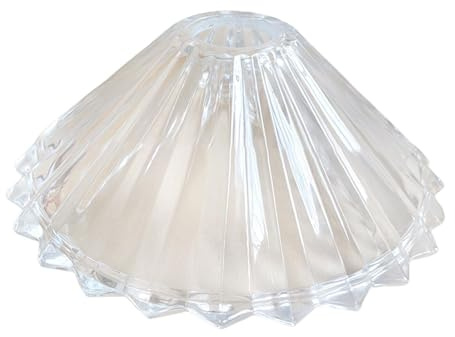 CYDZSRA Clear Glass Shade Ceiling Fan Globes Replacement Transparent Modern Fantasy Glass Lampshade Light Solution Eyes Lampshade Living Room Bar Decorative Lamp