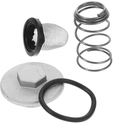 Zerodeko Roller Ölfilter und Kraftstofffilter aus Eisen in Silber für Verbesserte Stabilität und Zuverlässige Filterung von Verunreinigungen Am Motor