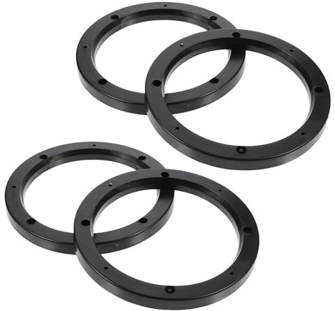 VINTORKY Car Speaker Adapter Rings 6.5 Inch Speaker Spacer 2 Pairs Made of Sturdy Abs Material Easy Installation No Cutting or Drilling Required, Compatible Existing for Rv and Trucks
