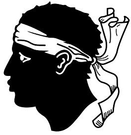 magFlags Drapeau XS Corse | Drapeau Paysage | 0.375m² | 50x75cm