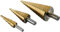 Professionelle HSS-Stufenbohrer im 3er-Set: 4-12mm/ 4-20mm/ 4-32 mm