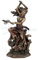 OYA Göttin der Wind, Sturm und Transformation, kalt gegossen Bronze, 24,1 cm hoch