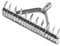 AUSONIA - Rastrello aeratore 22 cm