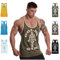 Gold's Gym Herren Golds Gym Unterhemd, Olivgrün, XXL EU