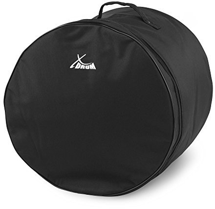 XDrum Classic Drumbag, Schlagzeugtasche für Floor Tom Größe 14x14 (Durchmesser: 14, Tiefe: 14, wasserabweisend, Innenpolsterung, stabiler Tragegriff) Schwarz