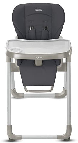 Inglesina My Time Hochstuhl, Pepper, Verstellbar von Geburt bis 36 Monate, Faltbar, Modernes Design, Höchster Komfort und Hygiene