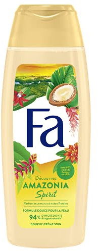 Fa - Gel de ducha corporal - Brazilian Vibes - Amazonia Spirit - Fórmula de pH neutro para la piel - Probado bajo control dermatológico - Botella de 250 ml