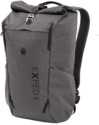 Exped Metro 20 Grau - Strapazierfähiger Zeitloser Rolltop Alltagsrucksack, 15, 20l, Größe 20l - Farbe Black Melange
