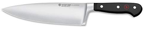 Wüsthof Classic 8 Inch Extra Wide Chef's Knife, Silver