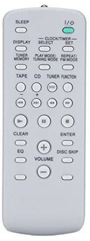 PUSOKEI Télécommande pour Système Hi-FI , Télécommande de Remplacement pour MHC‑GX450 CMT‑NE3 MHC‑GX250 MHCGX450 CMTNE3 Mini Chaîne Stéréo Hi FI