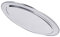 Kosma Plato ovalado de acero inoxidable | Bandeja para servir | Plato de carne | Plato de servir | Bandeja ovalada | Plato | Plato de arroz - 50 cm