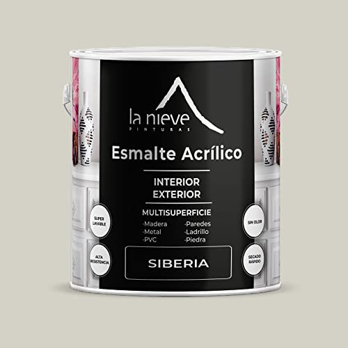 Esmalte acrílico mate multisuperficie interior y exterior (750 mililitros, Siberia)