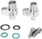 LS Swap AC Adapter Aluminium Fittings Kit, 8AN/10AN Steckergröße, OE 451–1105/451–1106/440–822/440–823, Ersatz für 10S17F 10S20F Kompressoren