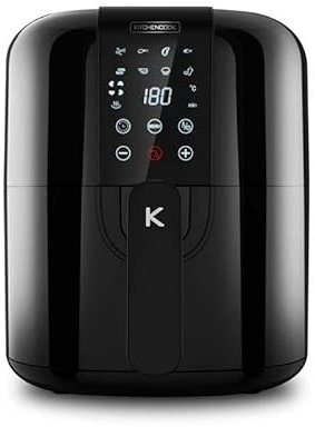 Friteuse Sans Huile De 3l - 8 Programmes Airmed Noir De Kitchencook