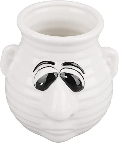 LATRAT Eiertrenner – lustige Rotznase, einfache Bedienung, langlebige Keramik, Keramik-Eigelb-Weiß-Eitrenner, tragbares Küchengerät, Backwerkzeug