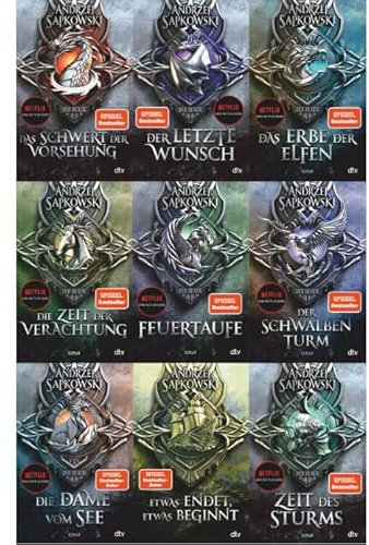 Die Hexer-Saga; alle Bände der epischen Fantasy-Serie von Andrzej Sapkowski - die Vorlage zur Netflix-Serie 'The Witcher'