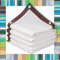 SDLLG Filet d'ombrage avec œillets - Blanc - 1,5 x 3 m - Voile d'ombrage à 90% - en polyéthylène Haute densité - Respirant, rafraîchissant - Filet de Protection Contre Le Vent - pour Balcon