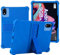 YHFZR Coque pour DOOGEE U10 Tablet, Silicone Antichoc Léger Housse de Protection avec Support Stand pour DOOGEE U10 Tablet 10,1 Pouce, Bleu foncé
