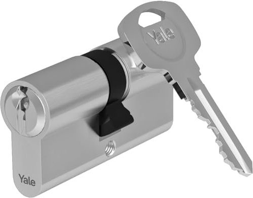 Yale 105023040002201 Sicherheitszylinder vernickelt 35 x 35 mm Lange Nocken Serie 500
