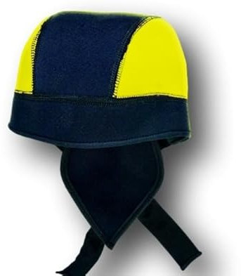 ISC 2 mm Neopren Taucher Kanu SUP Kopfhaube Piraten Pirates Cap (Gelb)
