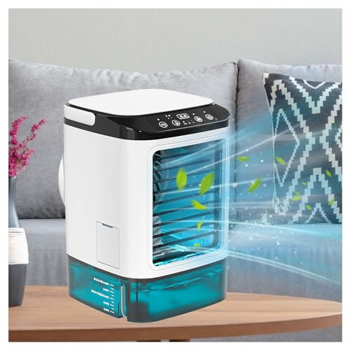 Con Contenitore Climatizzatore Portatile Senza Tubo, Condizionatori Senza Unità Esterna Atomizzazione Silenziosa Raffrescatore