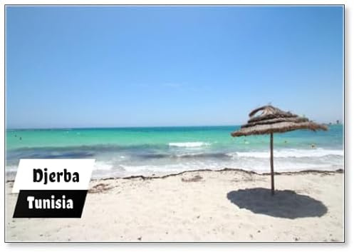 Kühlschrankmagnet Tunesie Djerba Côte Sauvage