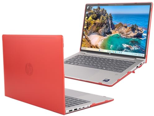 mCover - Custodia compatibile solo per notebook HP ProBook serie 440/445 G11 da 14 pollici 2024 ~ 2025 (non compatibile con altri modelli HP), rosso