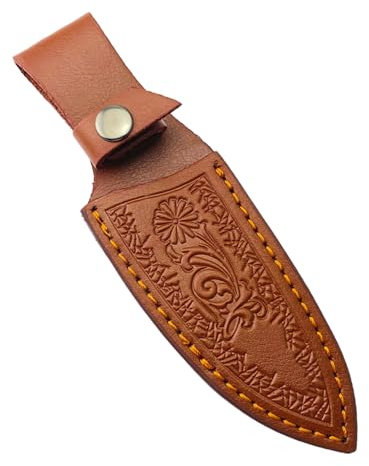 zuousxbs Práctica Bolsa de Almacenamiento de Herramientas de Cocina Estuche para Almacenamiento de Cuchillos de Cuero Fundas de Cuero prácticas Fundas para cinturón Bolsillos
