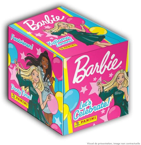 Panini Barbie 65EME - Caja de 36 bolsillos, 004873BOX36F