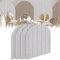 3D Wandpaneele,4 Stück 32x43cm Wandschutz Filz-Paneel Dekorative Wandpaneele Selbstklebend Antikollision Wandpolster für Schlafzimmer,Kinderzimmer (Hellbeige)