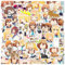 50 Stück My Deer Friend Nokotan Aufkleber Auto Laptop Telefon Gitarre Skateboard Motorrad Fahrrad Guitar Anime Stickers Set Vinyl Wasserdicht Aesthetic Aufkleber für Jugendliche Kinder Erwachsene