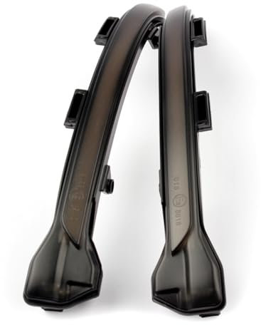 Seite Spiegel Blinker Kompatibel Mit VW Für Golf 7 Für Facelift 7.5 Für Sportsvan Für Variant Für Touran 2 Dynamische Blinkerleuchte Seitenspiegel Sequentielle Blinkerlampe(Black yellow light)