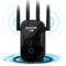 QLOCOM 2025 Newest WiFi Extender Booster Blazing-Fast 1200Mbps WiFi Booster Range Extender Dual Band 5GHz & 2.4GHz Wireless Signal Booster/Hotspot with 2800 Sq.Ft Wider Coverage, Easy Setup, UK Plug