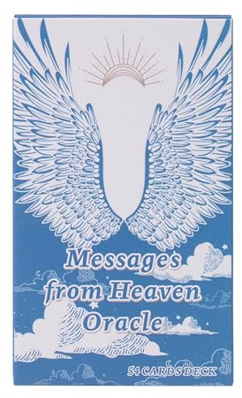 Messages From Heaven Oracle Cards, Multifunctional Tarot Deck | Heaven Oracle Tarot Cards, Divination Tools for Adults, Fortune Telling Card Deck, Tarot Deck for Beginners, Fate Divination