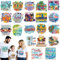 Dazoratix Sommer-Bügelbilder – 20 Blatt Strand-Sonnenuntergang, bereit zum Drücken, bunte lustige Wärmetransfer-Aufkleber, Vinyl-Applikationen, Aufkleber für Kleidung, Kissen, Hoodie, Dekorationen