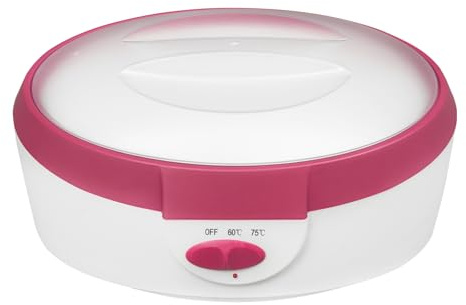265W 2300ml Paraffinbäder Wachsbad für Hände und Füße,30*23*17cm Paraffin Wachsbad Paraffinbad Set 60-75℃ Temperatur einstellbar Elektrisches Paraffin-Handbad Geschenk für Freundin und Ehefrau (rot)