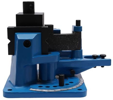 HeinaTond Universal Winkelbieger Biegemaschine für Metall 0-120° Manuell Biegegerät Rohrbiegegerät Ringbiegemaschine für Flachstahl Rundstahl Quadratischer Stahl Kantenroller