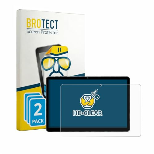 BROTECT 2 Stück Schutzfolie für Mentume K50 10.1 Displayschutz Folie Made in Germany, Ultra-Klar