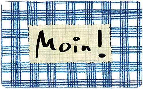 Inkognito Frühstücksbrettchen 23 x 14 cm • 68081 ''Moin Künstler Saskia Bach • Dies & Das • Küche & Frühstück • Frühstücksbrettchen • Schneidebrettchen • Brettchen