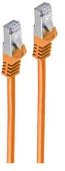 Shiverpeaks RJ45 Patchkabel m. CAT 7 Rohkabel PIMF orange 1m