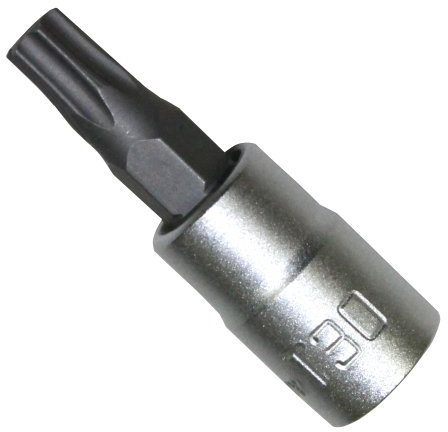 Aerzetix - Embout de vissage Torx T30 - Douille carré 1/4 - C2168