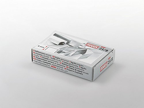 NOVUS Heftklammer, 23/8, verzinkt (1.000 Stück), Sie erhalten 1 Packung á 1000 Stück