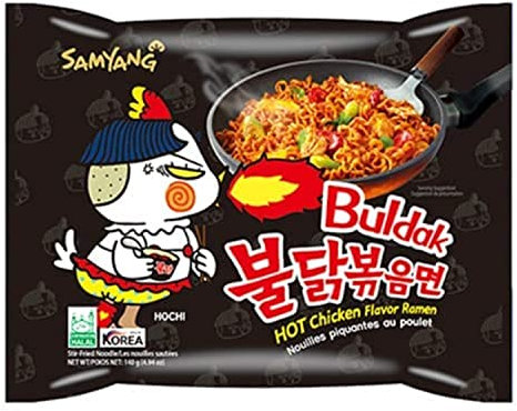 Samyang Ramen/Spicy Chicken Roasted Noodles 140g(Pack of 5) by Samyang