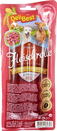 DeliBest Fleischrolle mit Rind& Hirse 2x400g